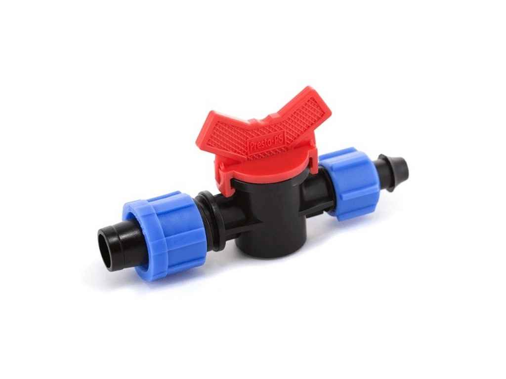 Кран стартовий з піджимом для крапельної стрічки PS