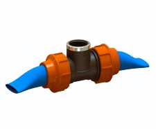 Трійник для рукава  LFT 3*3 внутрішня 