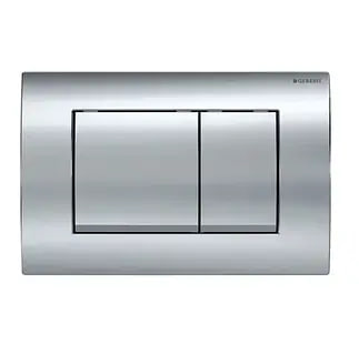 Клавіша подвійного зливу,пластик,хром DELTA 20