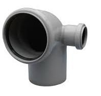 Коліно ПП Аквер 110/50/45*комбіноване праве