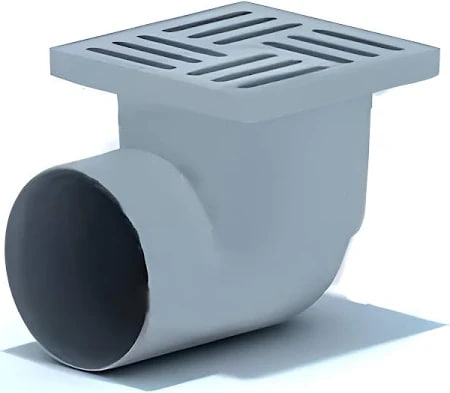 Трап кутовий нерж. 50х100х100