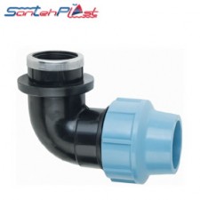 Коліно для ПЕ труби з внутрішньою різ Ø20 х _¾