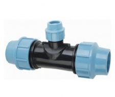 Трійник для ПЕ труби Ø25з х Ø20з х Ø25з